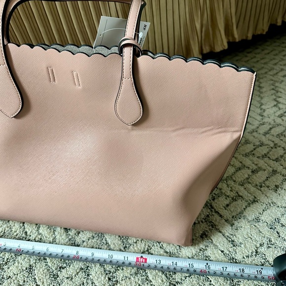 NWT H&M Chic Blush Tote Bag - Picture 3 of 10